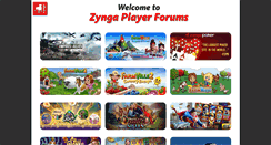 Desktop Screenshot of forums.zynga.com